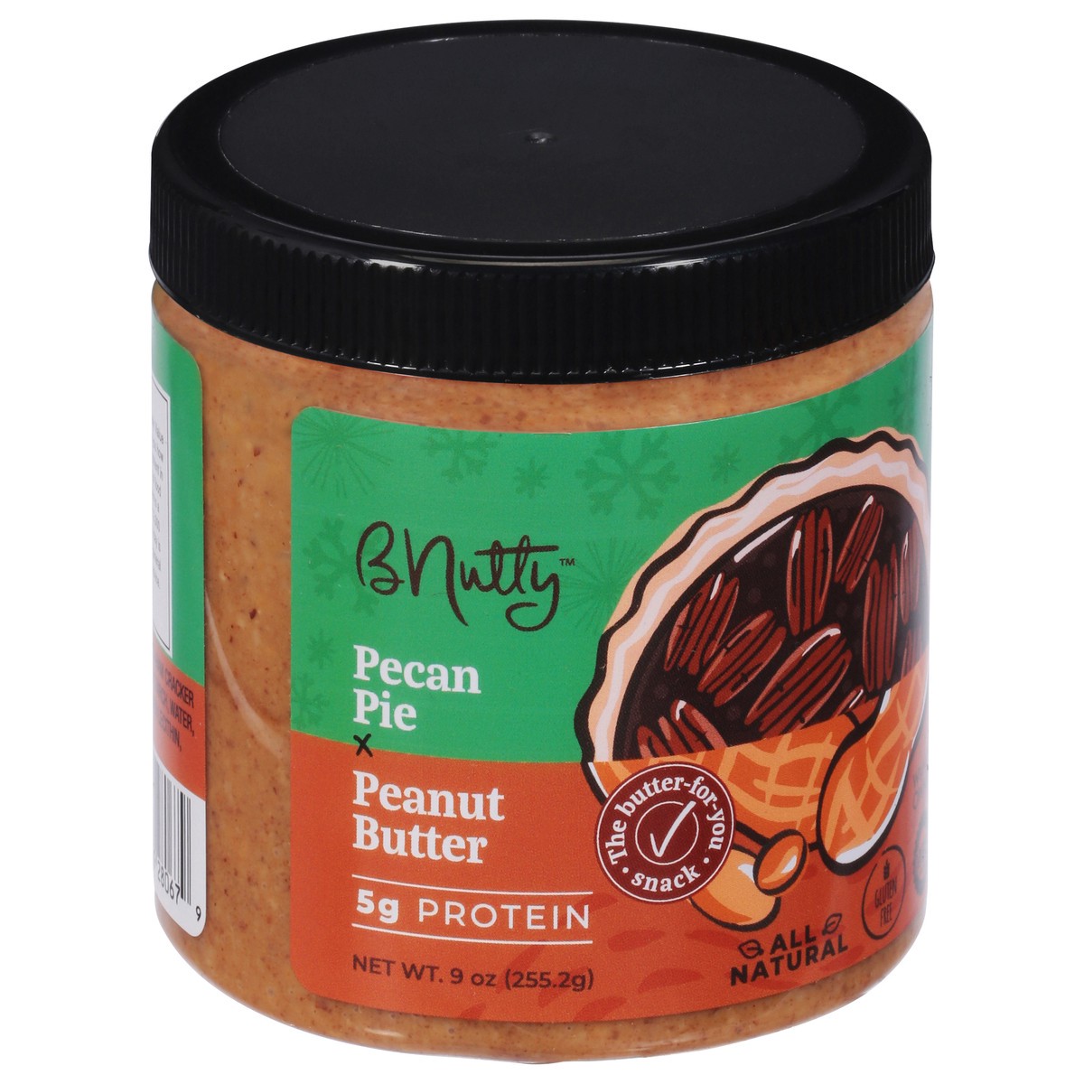 slide 7 of 9, BNutty Pecan Pie Peanut Butter 9 oz, 9 oz