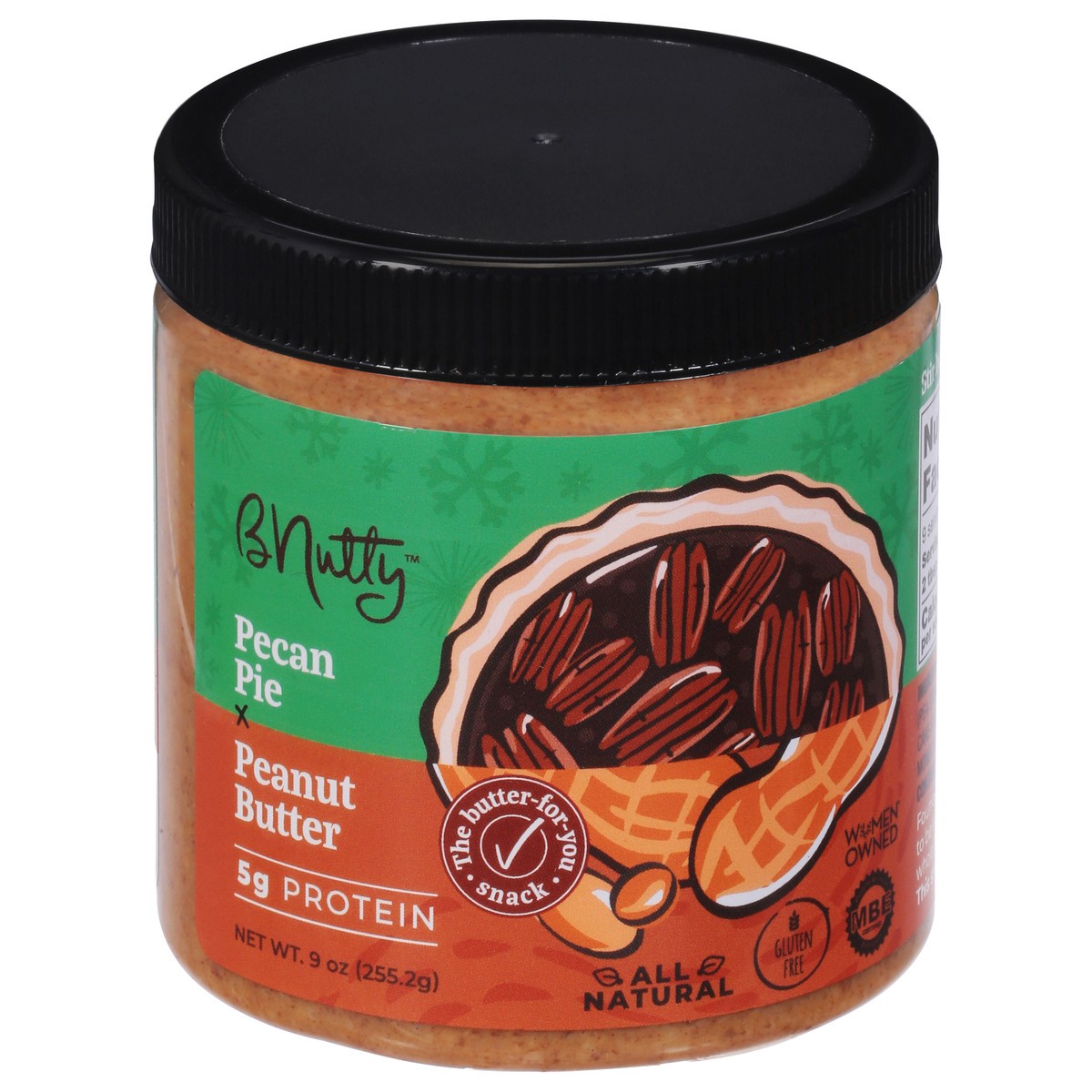 slide 1 of 9, BNutty Pecan Pie Peanut Butter 9 oz, 9 oz