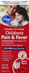 Kroger Children's Pain Relief