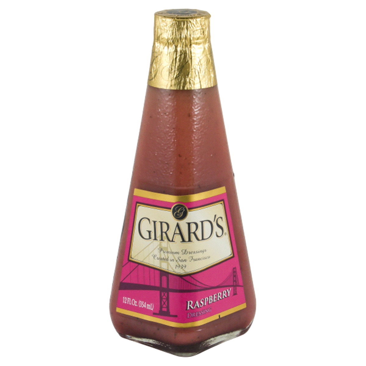 slide 1 of 13, Girard's Raspberry Dressing, 12 fl oz