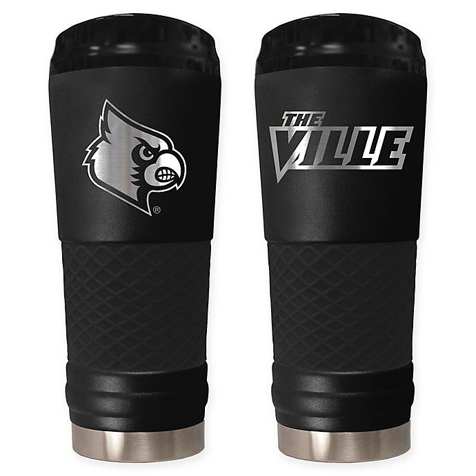 slide 1 of 1, NCAA University of Louisville Powder Coated Stealth Draft Tumbler, 24 oz