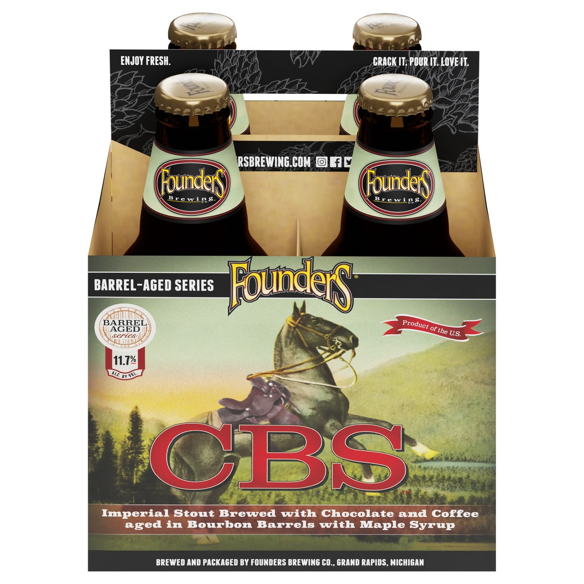 slide 1 of 8, Founders Brewing Co. Canadian Breakfast Stout, 4 ct; 12 fl oz