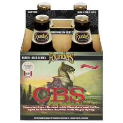 Founders Brewing Co. CBS, 4 Pack, 12 fl oz Bottles, 11.7% ABV