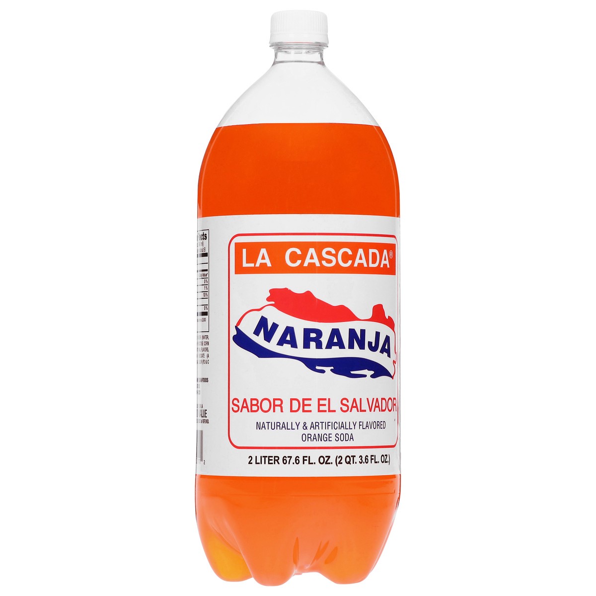 slide 8 of 14, La Cascada Orange Soda 2 l, 67.60 fl oz