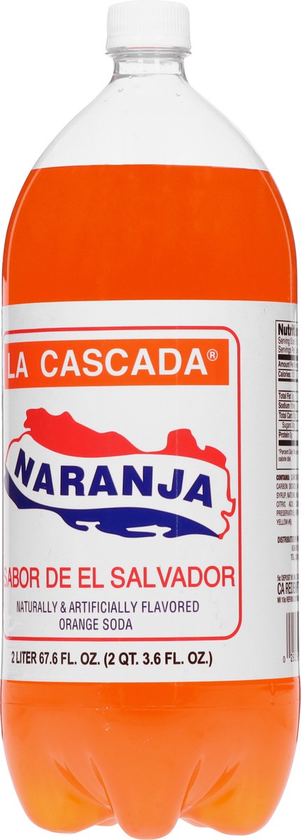slide 7 of 14, La Cascada Orange Soda 2 l, 67.60 fl oz