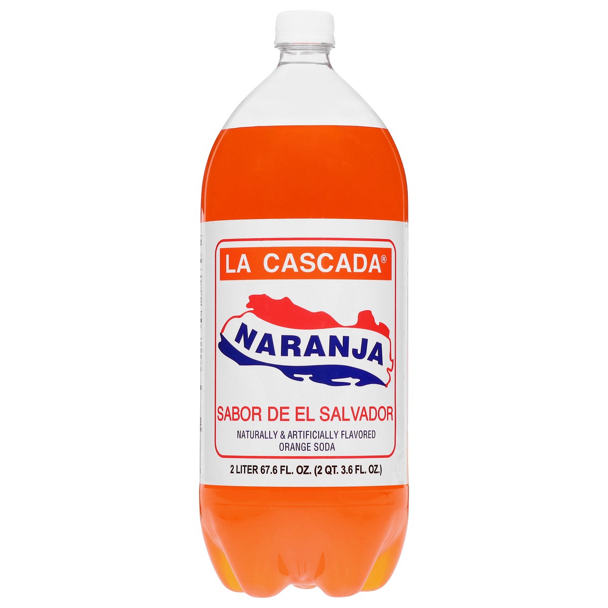 slide 10 of 14, La Cascada Orange Soda 2 l, 67.60 fl oz