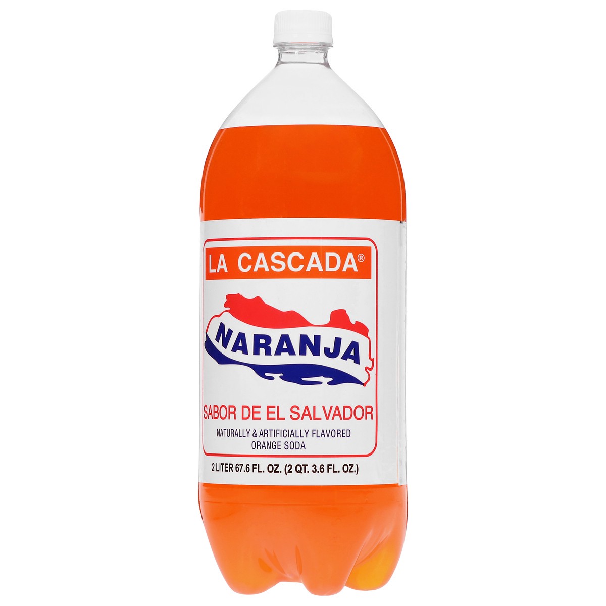 slide 11 of 14, La Cascada Orange Soda 2 l, 67.60 fl oz