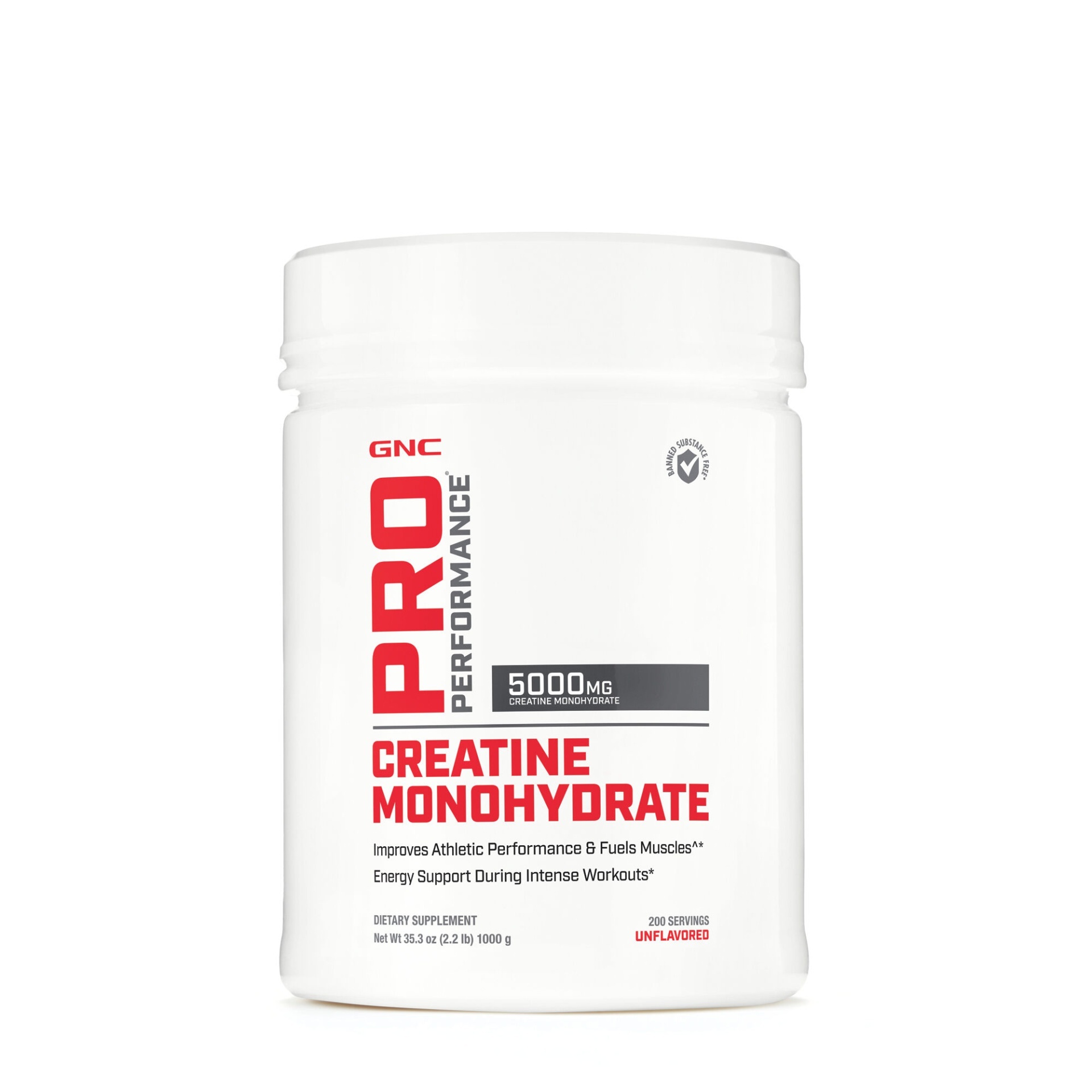 slide 1 of 1, GNC Pro Performance Creatine Monohydrate - Unflavored, 2.2 lb