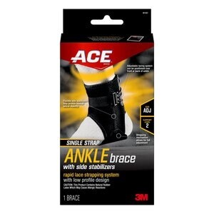 slide 1 of 1, Ace Ankle Brace W Stabilizers, 1 ct