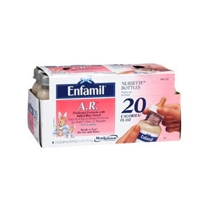 slide 1 of 1, Enfamil A.R. Nursettes 8-Pack 3-Ounce Bottles 20 Calories/Ounce Case, 6 ct