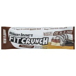 Robert Irvine's Fit Crunch Whey Protein Milk & Cookies Baked Bar 1.62 oz
