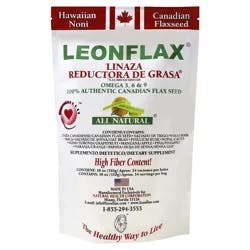 Leonflax All Natural 100% Authentic Canadian Flax Seed 18 oz