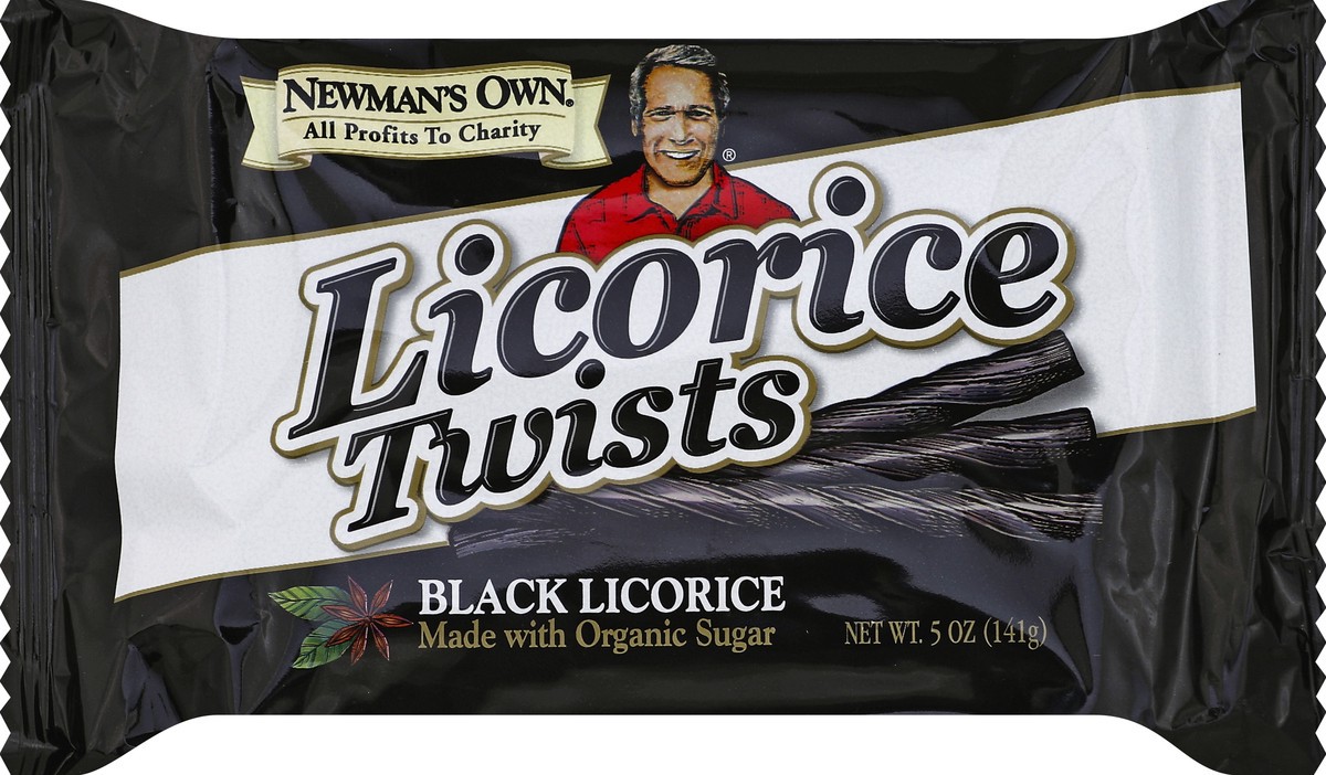 slide 5 of 6, Newman's Own Organics Licorice Twists Black Licorice, 5 oz