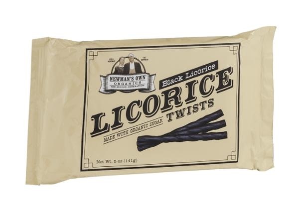 slide 1 of 6, Newman's Own Organics Licorice Twists Black Licorice, 5 oz