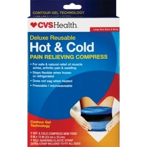slide 1 of 1, CVS Health Deluxe Reusable Hot Cold Pain Relief Compress, Large, 1 ct