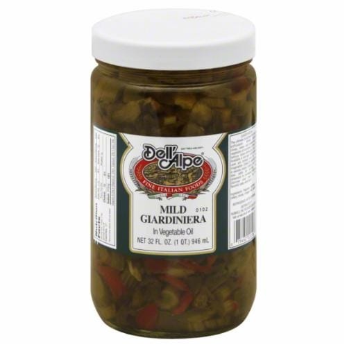 slide 1 of 1, Dell'Alpe Dellalpe Mild Giardiniera Oil, 32 fl oz
