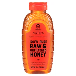 Nature Nate's Nature Nate’s 100% Pure, Raw & Unfiltered Honey, 16oz
