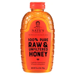 Nature Nate's Nature Nate’s 100% Pure, Raw & Unfiltered Honey, 32oz