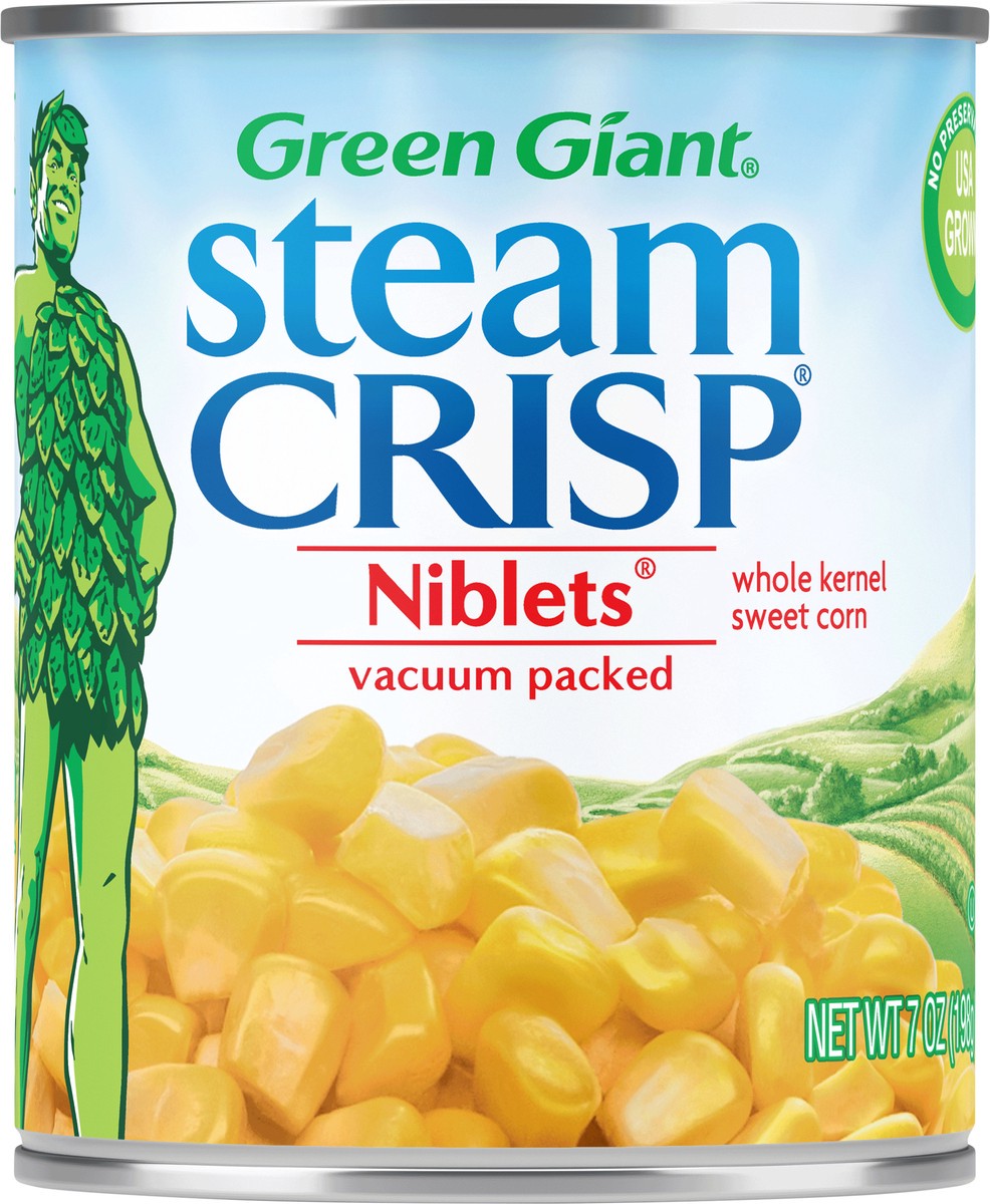 slide 5 of 8, Green Giant Steam Crisp Vacuum Packed Niblets Whole Kernel Sweet Corn 7 oz, 7 oz