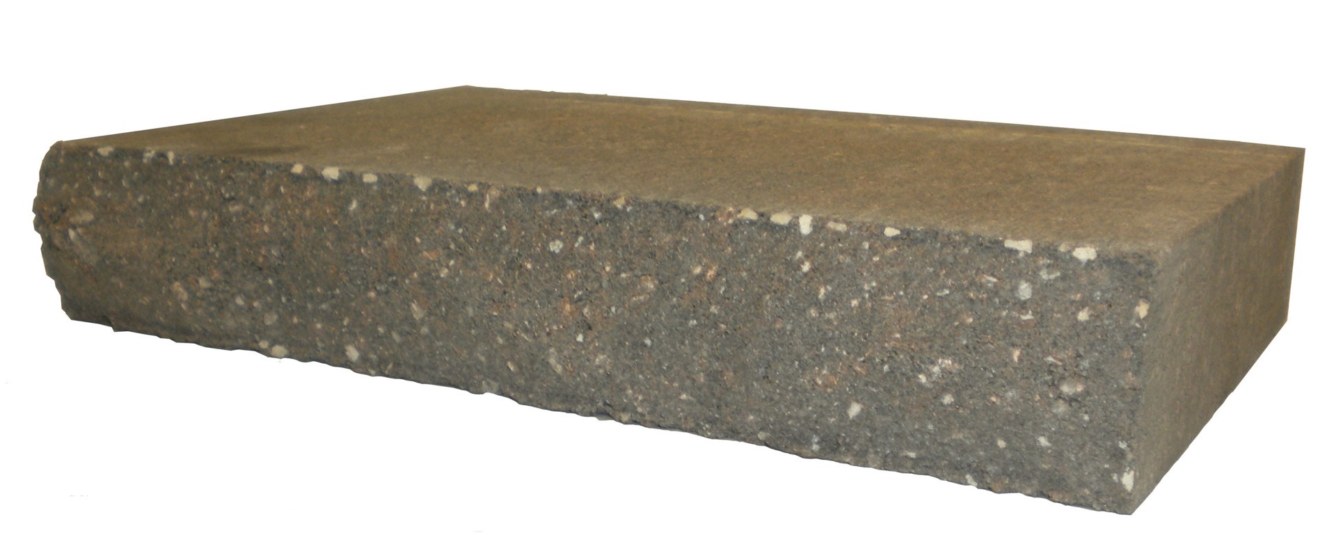 slide 1 of 5, 2.0-in H x 12.0-in L x 8.0-in D Oak Run Concrete Retaining wall cap, 1 ct