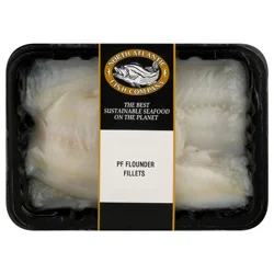Wild Caught Flounder Fillets Previously Frozen