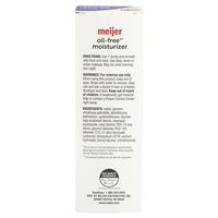 slide 3 of 5, Meijer Oil-Free Moisturizer for Sensitive Skin, 4 oz