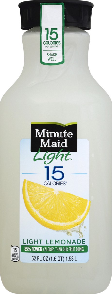 slide 4 of 4, Minute Maid Light Lemonade, 52 fl oz