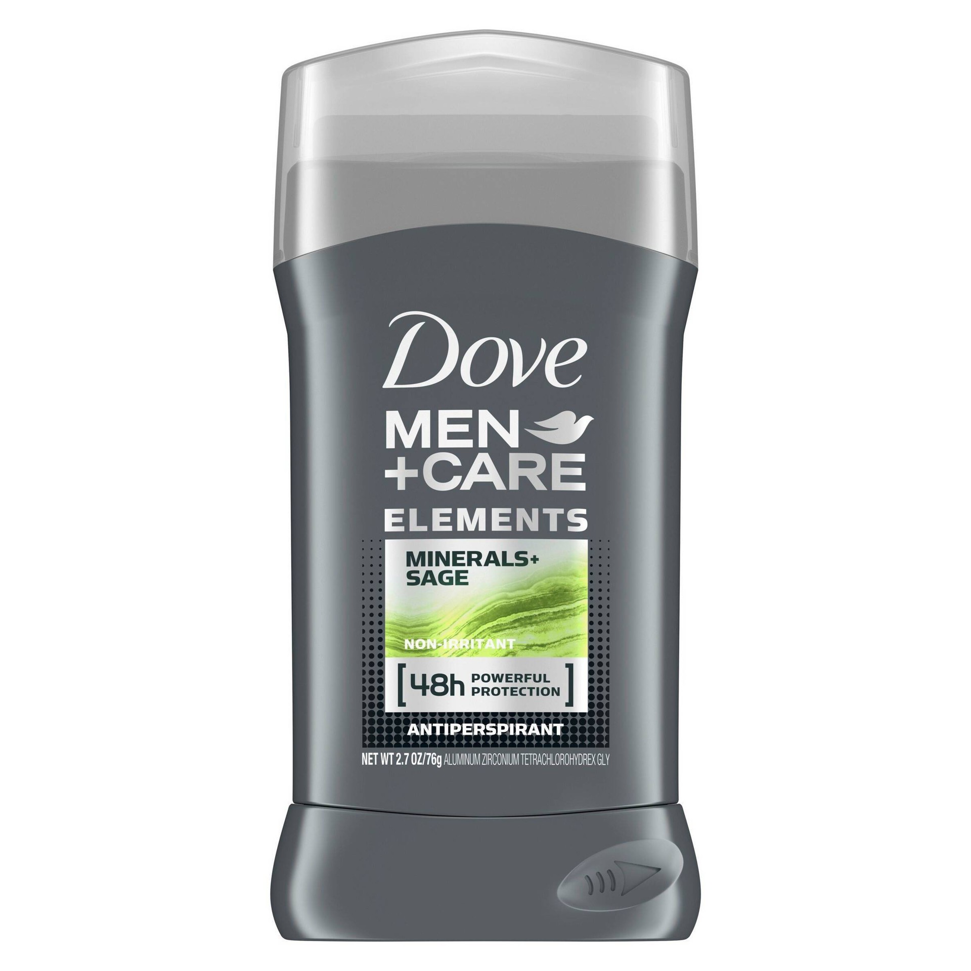 slide 1 of 6, Dove Men + Care Elements Antiperspirant Minerals + Sage, 2.7 oz