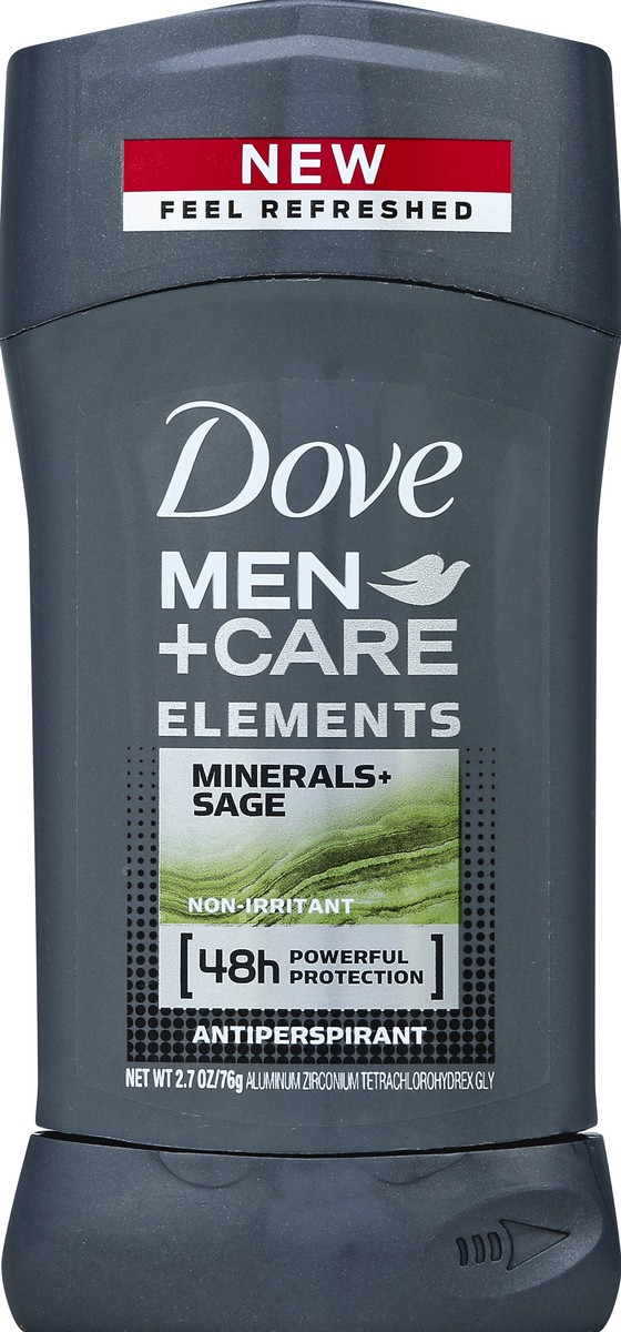 slide 5 of 6, Dove Men + Care Elements Antiperspirant Minerals + Sage, 2.7 oz