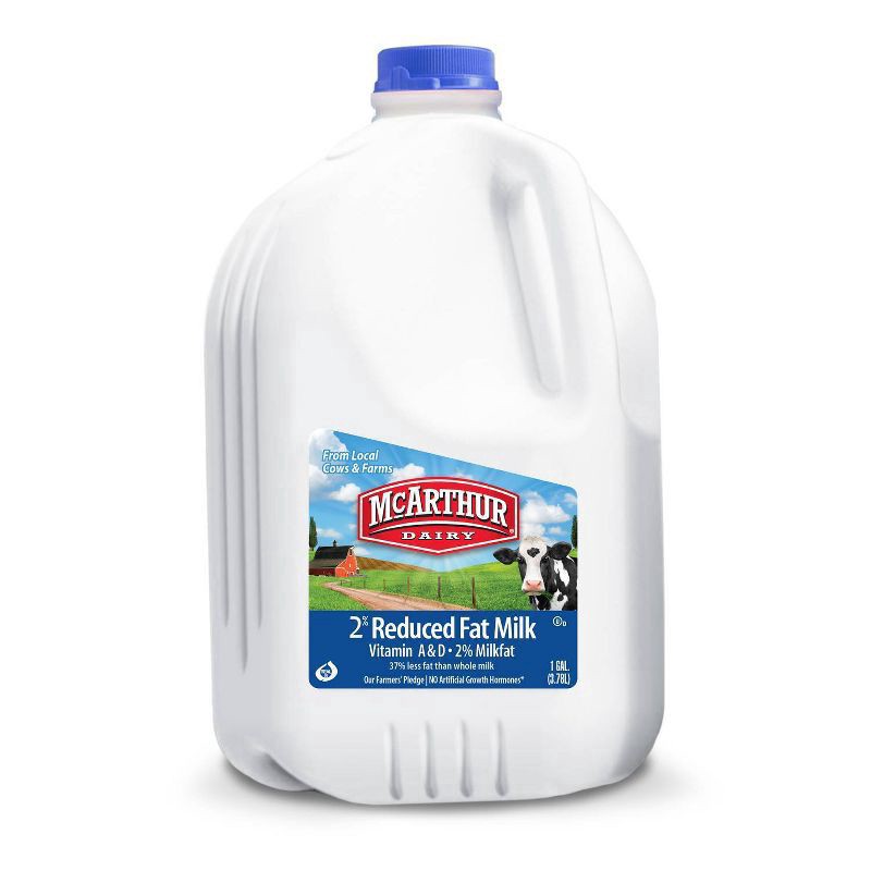 slide 1 of 2, McArthur Dairy 2% Reduced Fat Milk - 1gal, 1 gal