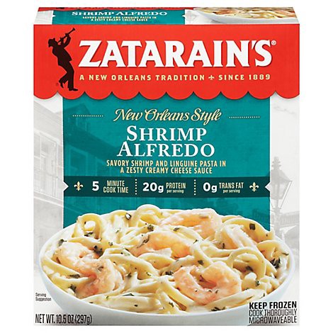 slide 1 of 1, Zatarain's Shrimp Alfredo Entree - 10.5 Oz, 10.5 oz