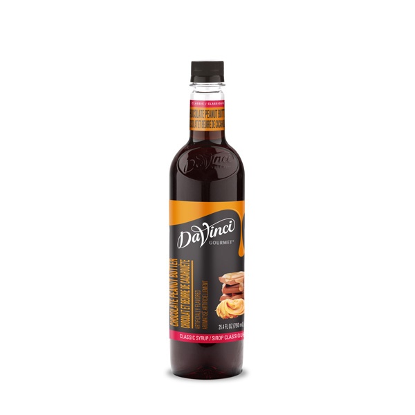 slide 1 of 1, DaVinci Espresso Syrup Chocolate Peanut Butter, 750 ml