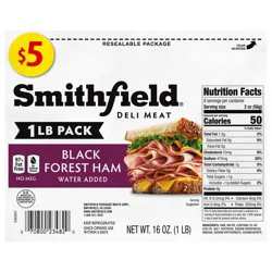 Smithfield Black Forest Ham, 16 oz