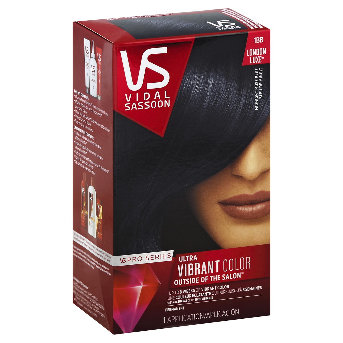 slide 5 of 5, Vidal Sassoon Permanent Haircolor 1 ea, 1 ct