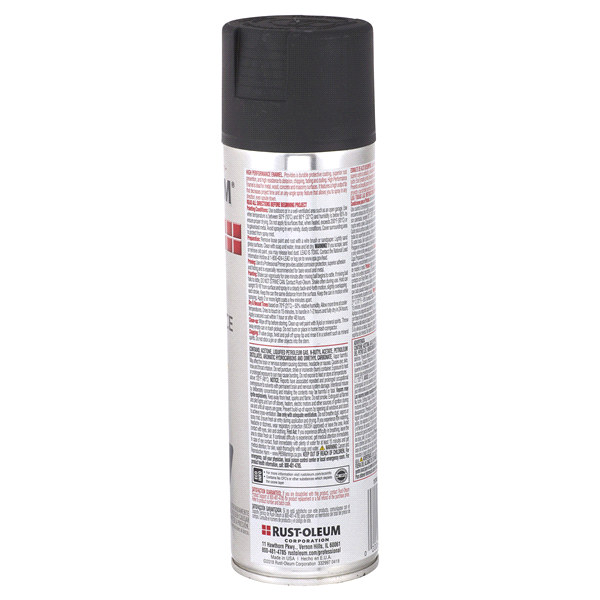 slide 5 of 9, Rust-Oleum Professional Enamel Spray Paint - 7578838, Flat Black, 15 oz