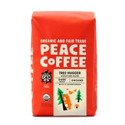 Peace Coffee Organic Ground Tree Hugger - 20 oz