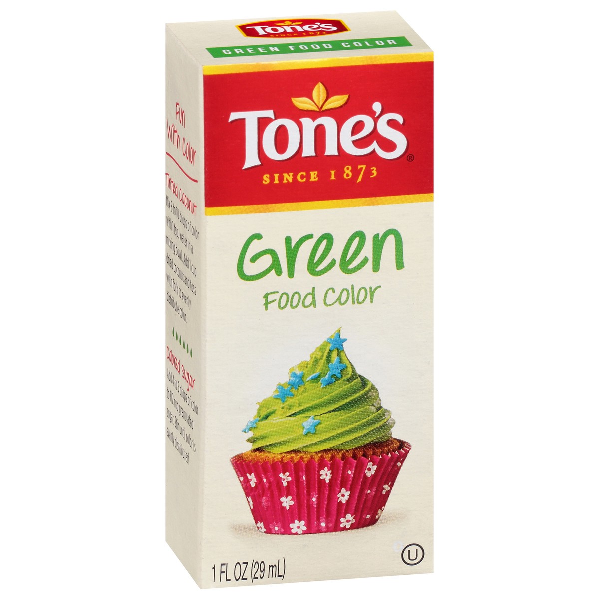 slide 2 of 8, Tone's Food Color Green, 1 fl oz, 1 fl oz