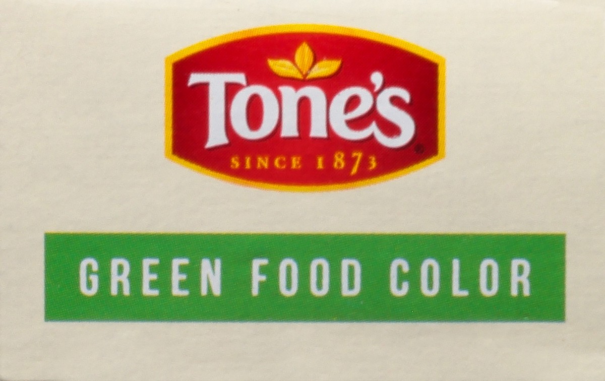 slide 8 of 8, Tone's Food Color Green, 1 fl oz, 1 fl oz