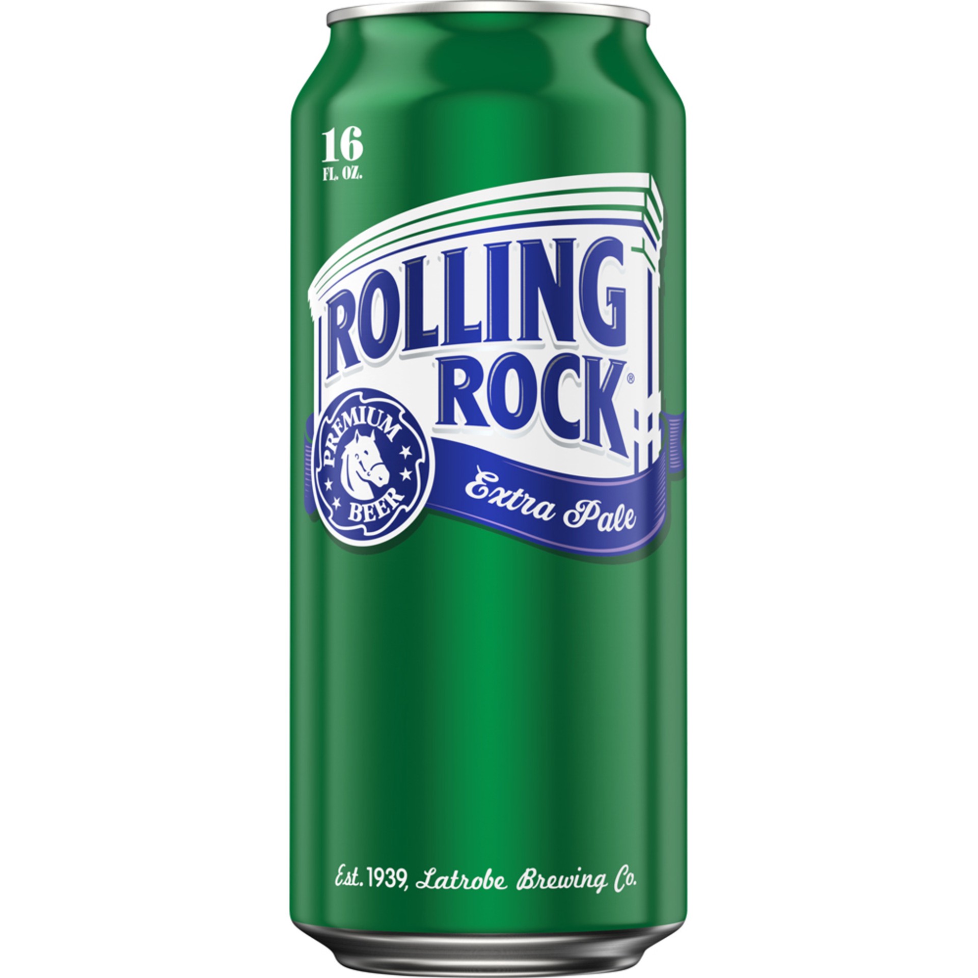 slide 3 of 5, Rolling Rock Extra Pale Beer, 6 Pack 16 fl. oz. Cans, 4.4% ABV, 6 ct; 16 oz