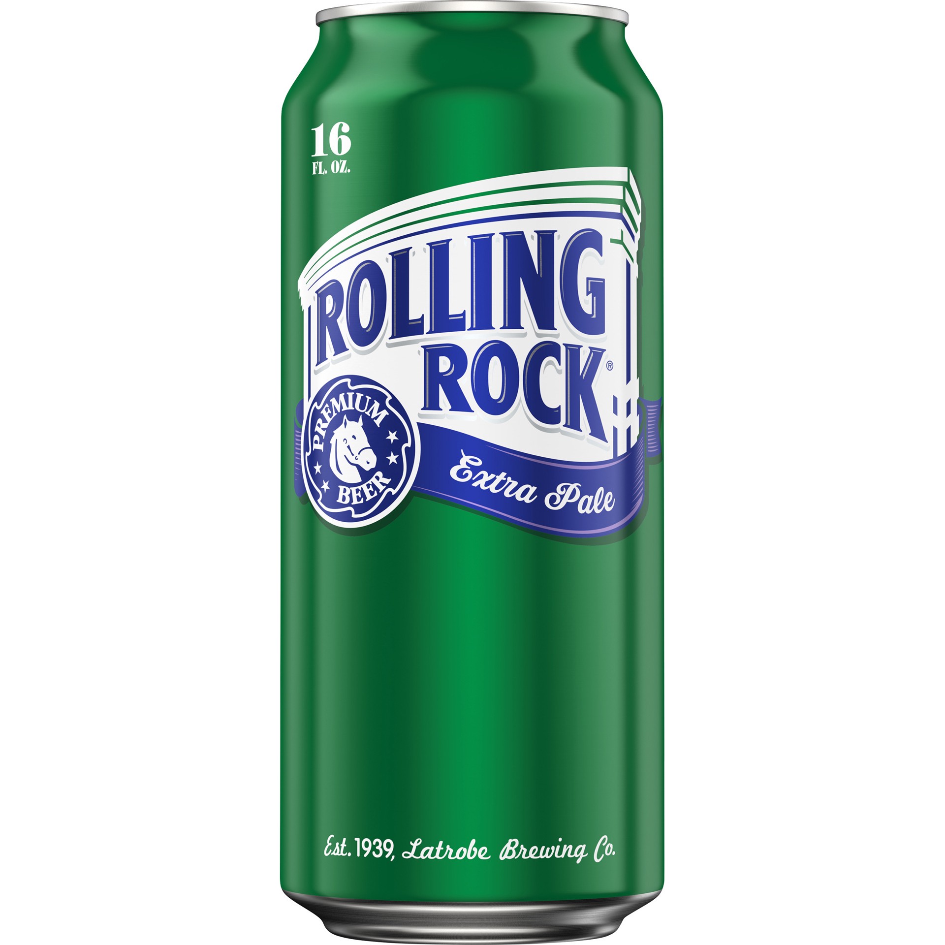 slide 2 of 5, Rolling Rock Extra Pale Beer, 6 Pack 16 fl. oz. Cans, 4.4% ABV, 6 ct; 16 oz