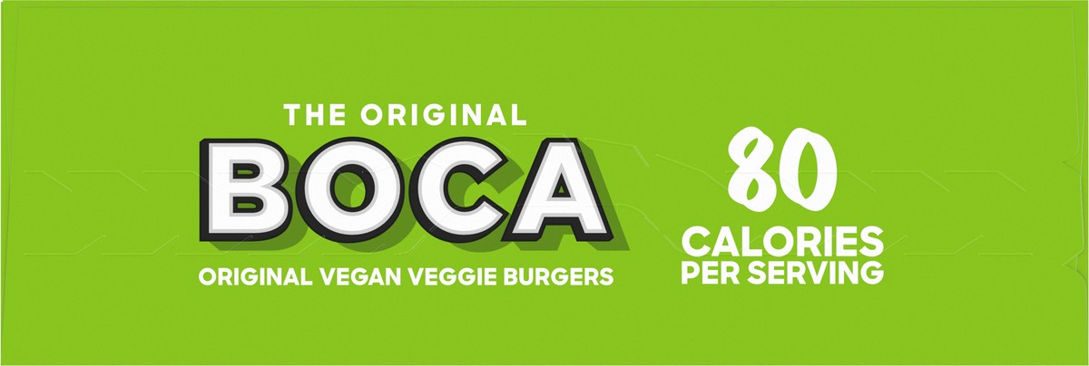 slide 10 of 13, BOCA Original Vegan Veggie Burgers with Non-GMO Soy, 4 ct Box, 4 ct