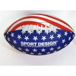 Patriotic Football with Stars and Stripes theme
