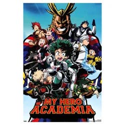Trends My Hero Academia Group Collage Poster