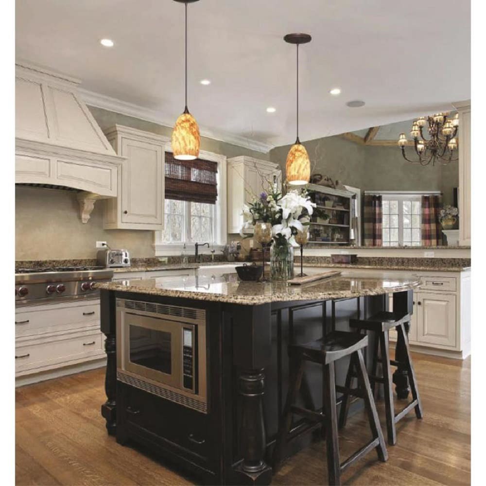 slide 4 of 5, Style Selections Mix and Match Bronze Pendant Light Conversion Kit, 1 ct