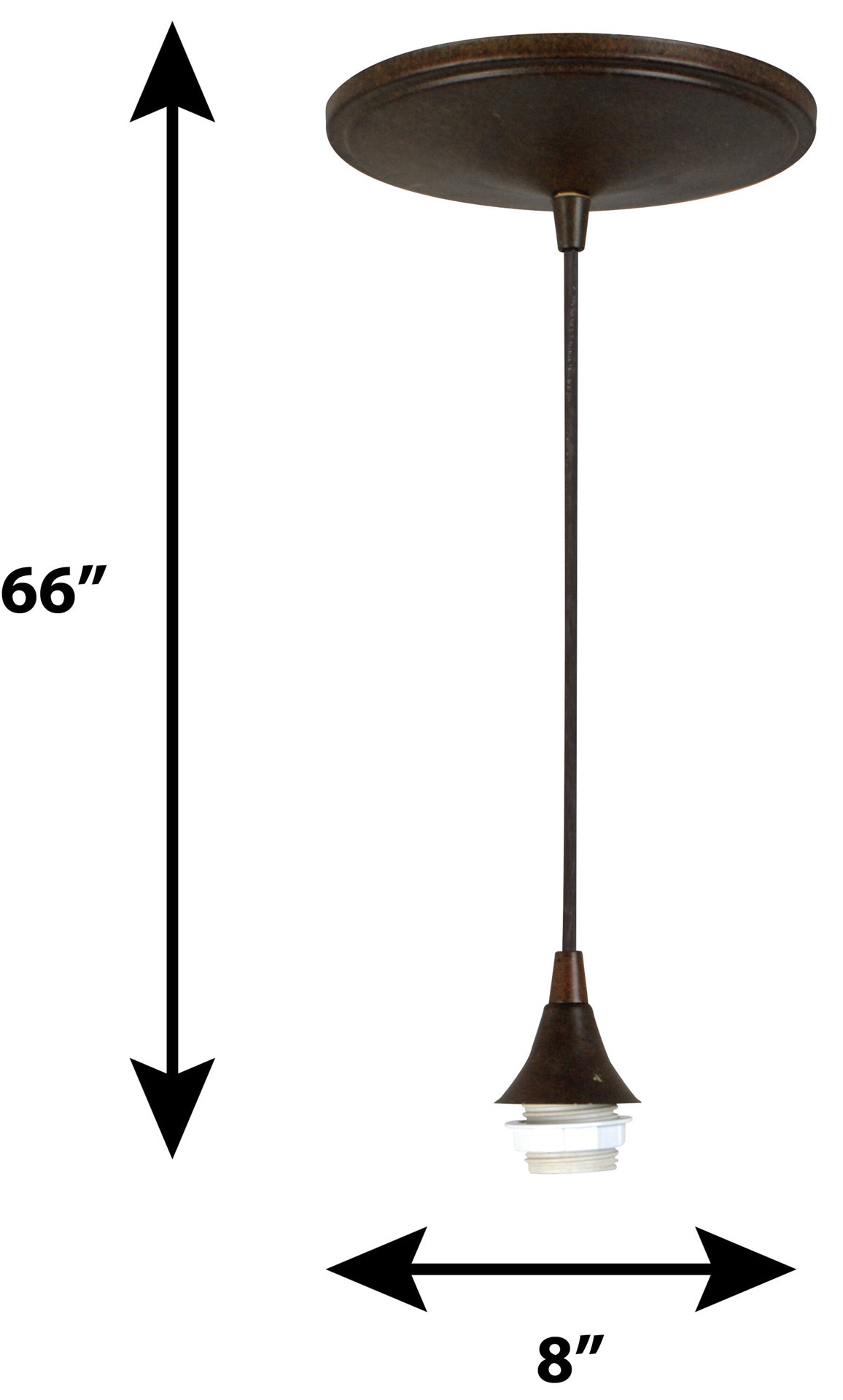 slide 5 of 5, Style Selections Mix and Match Bronze Pendant Light Conversion Kit, 1 ct