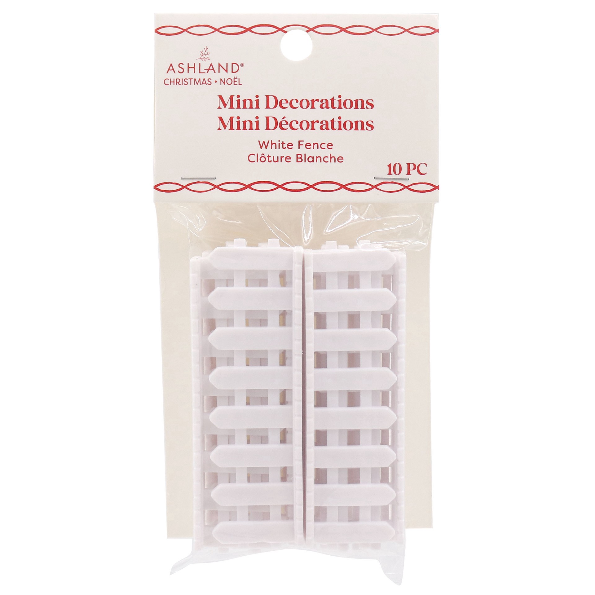slide 2 of 4, Mini White Fence Decorations, 10ct. By Ashland, 10 ct