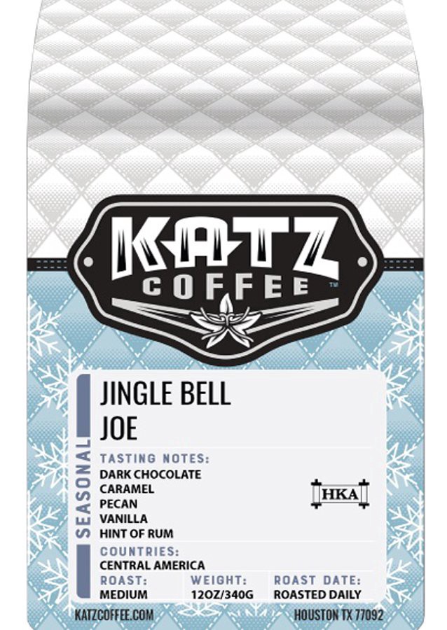 slide 1 of 1, Katz Jingle Bell Joe Whole Bean Coffee, 12 oz