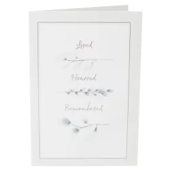 Hallmark Loved, Honored, Remembered Sympathy Card, #18