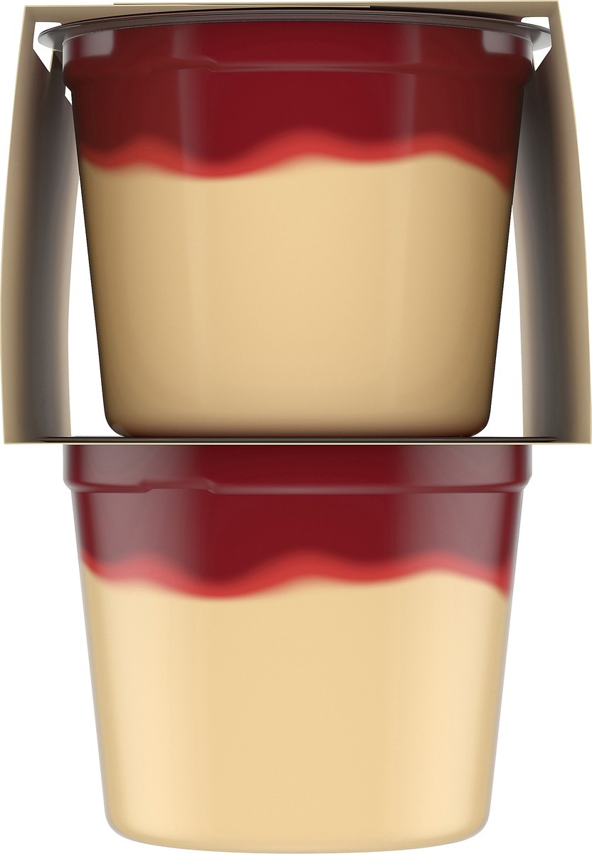 slide 3 of 9, Jell-O Temptations Strawberry Ready-to-Eat Cheesecake Snacks, 4 ct Cups, 14.1 oz