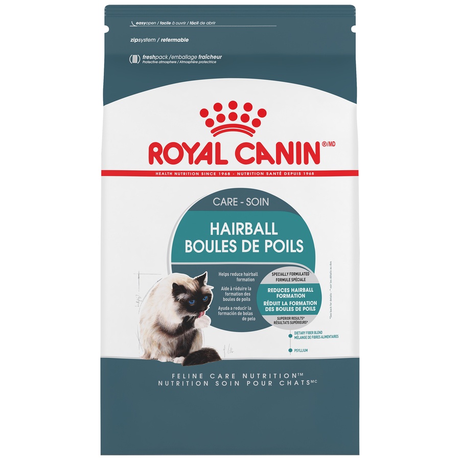 slide 1 of 9, Royal Canin Feline Health Nutrition Indoor Hairball 34 Dry Cat Food, 6 lb